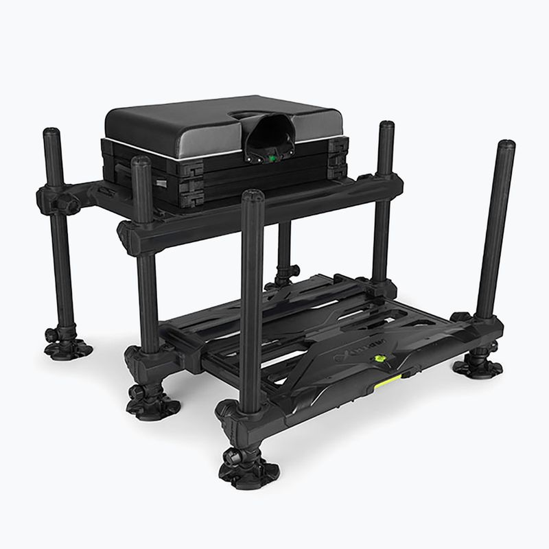 Matrix XR36 Comp Shadow Seatbox nero/lime piattaforma da pesca