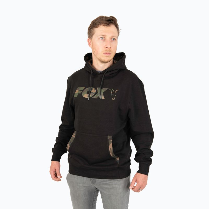 Fox International LW Print Pullover nero/camoscio 2