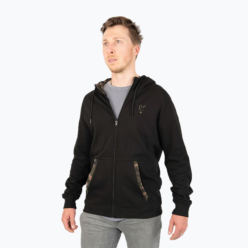 Fox International LW Zip Hoody felpa con stampa nero/camo
