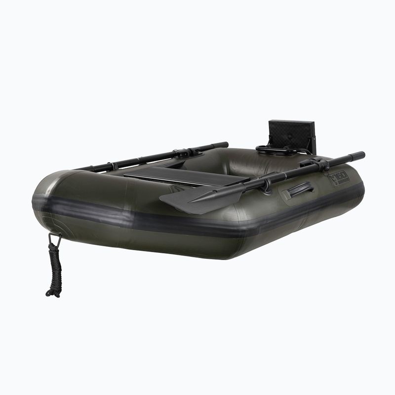 Fox International 160 Barca verde con ponte ad aria pontone da pesca verde