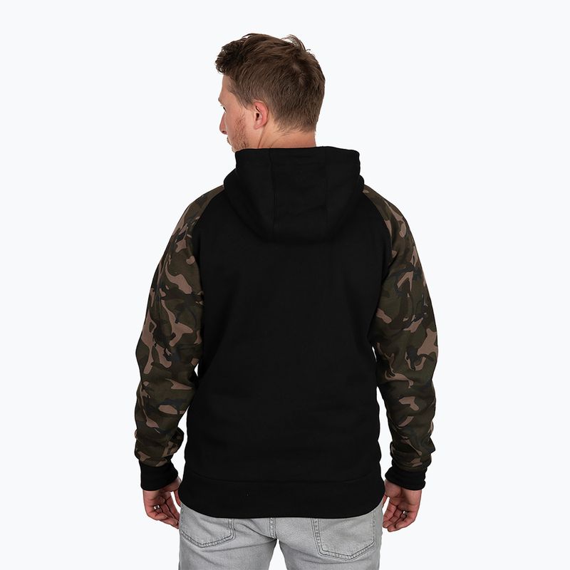 Felpa Fox International Raglan Hoody nero/camo 2