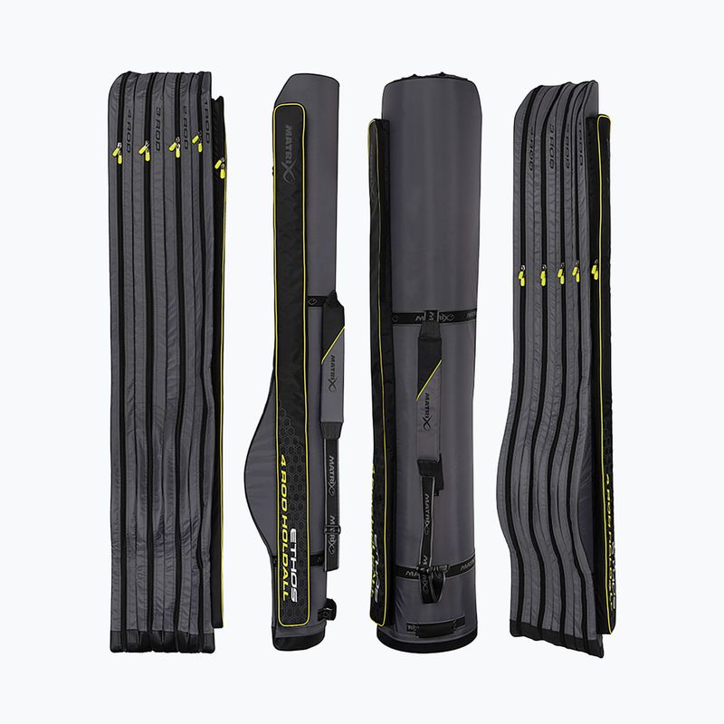 Matrix Ethos 4 Rod Holdall custodia per canne da pesca nera