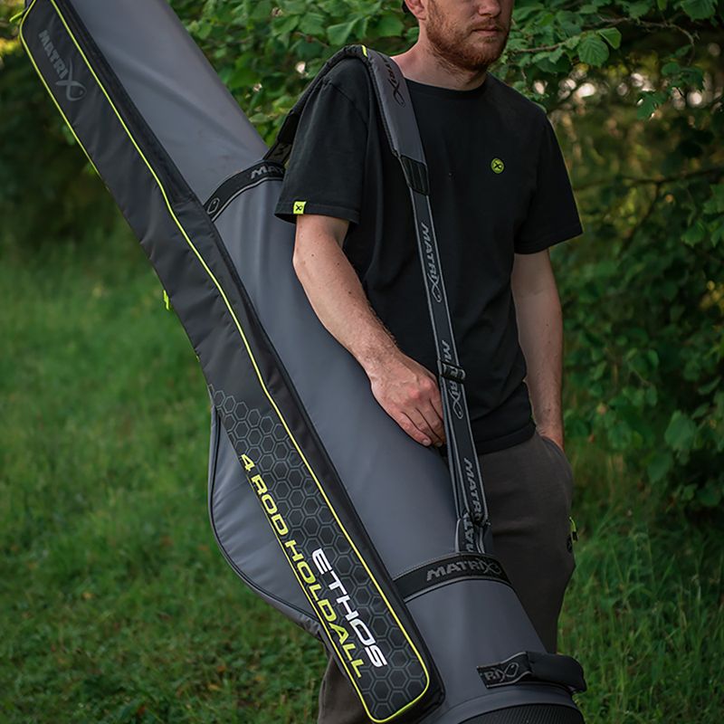 Matrix Ethos 4 Rod Holdall custodia per canne da pesca nera 11