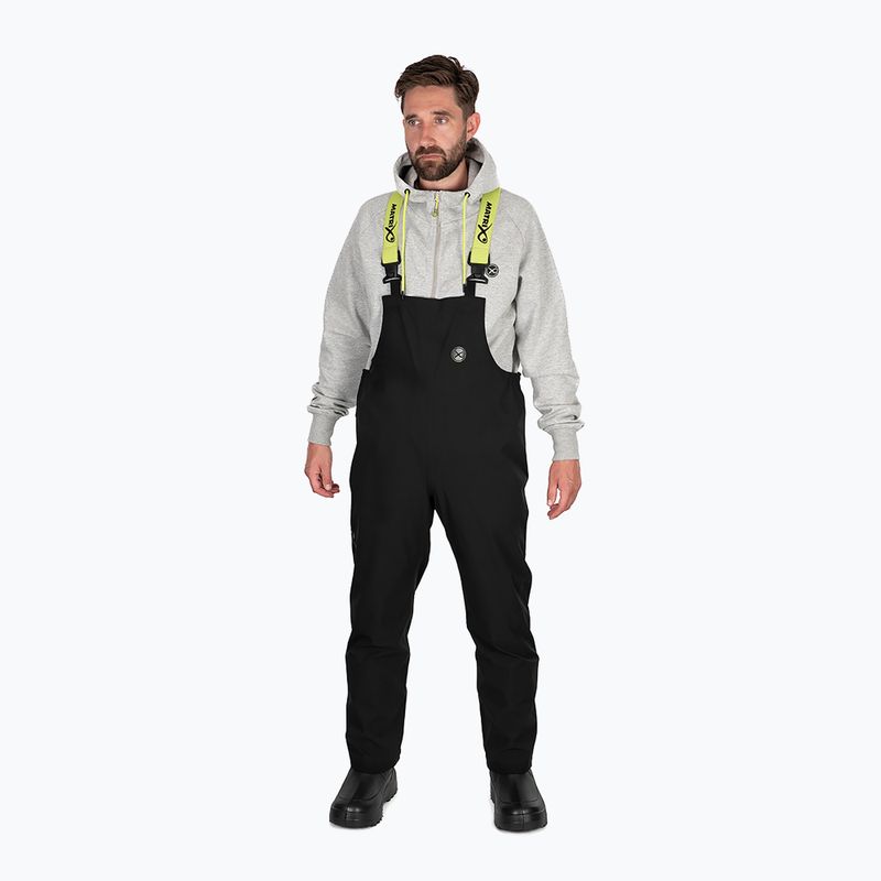 Pantaloni da pesca Matrix Ultra-Light Salopettes neri