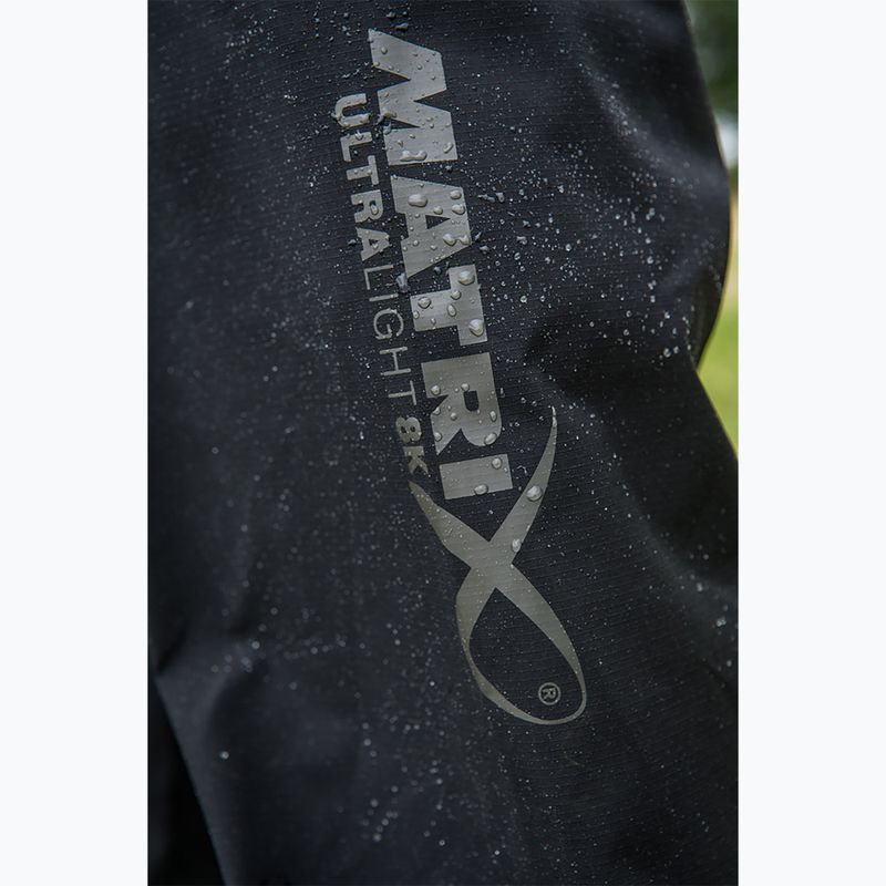 Pantaloni da pesca Matrix Ultra-Light Salopettes neri 18