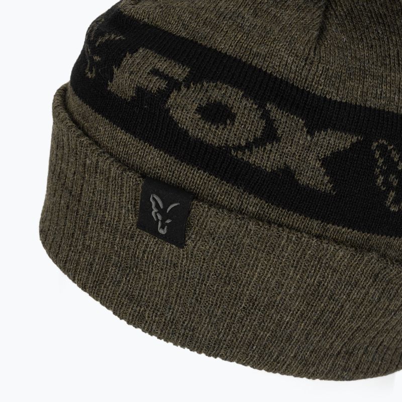 Cappello invernale Fox International Collection Bobble verde/nero 4