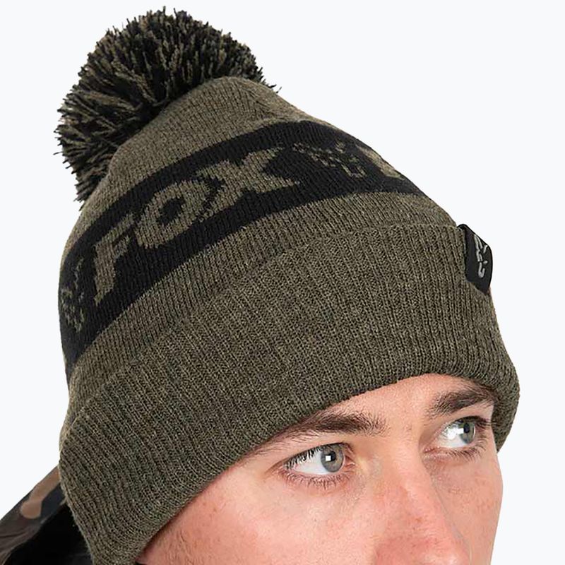 Cappello invernale Fox International Collection Bobble verde/nero 6