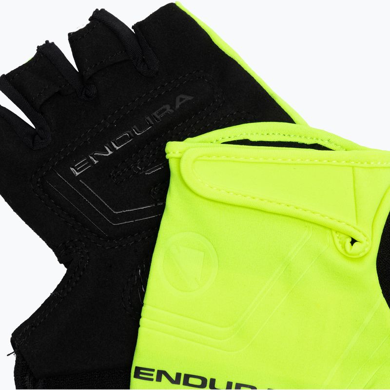 Guanti da ciclismo da uomo Endura Xtract giallo hi-viz 4