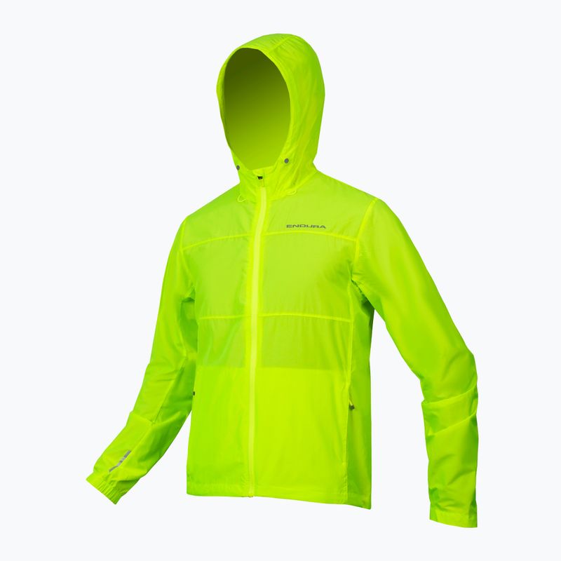Giacca da ciclismo da uomo Endura Hummvee Windshell giallo hi-viz 3