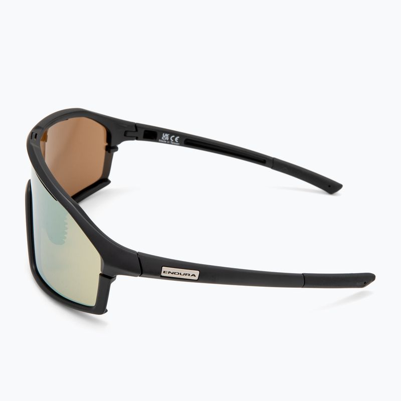 Occhiali da sole Endura Dorado II 3+1+1 nero opaco / tinta fumo / oro pieno a specchio 5