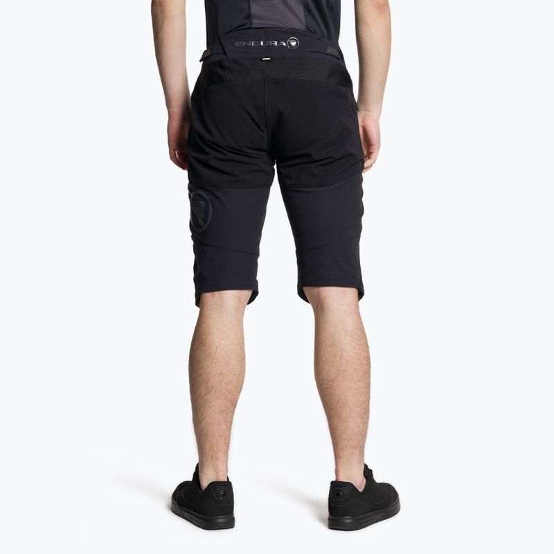 Pantaloncini da ciclismo Endura MT500 Burner Short da uomo, nero 2