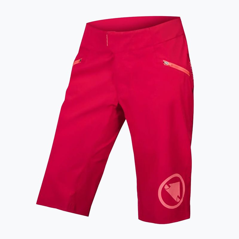 Pantaloncini da ciclismo da donna Endura Singletrack Lite Short Std berry