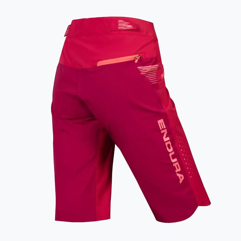 Pantaloncini da ciclismo da donna Endura Singletrack Lite Short Std berry 2