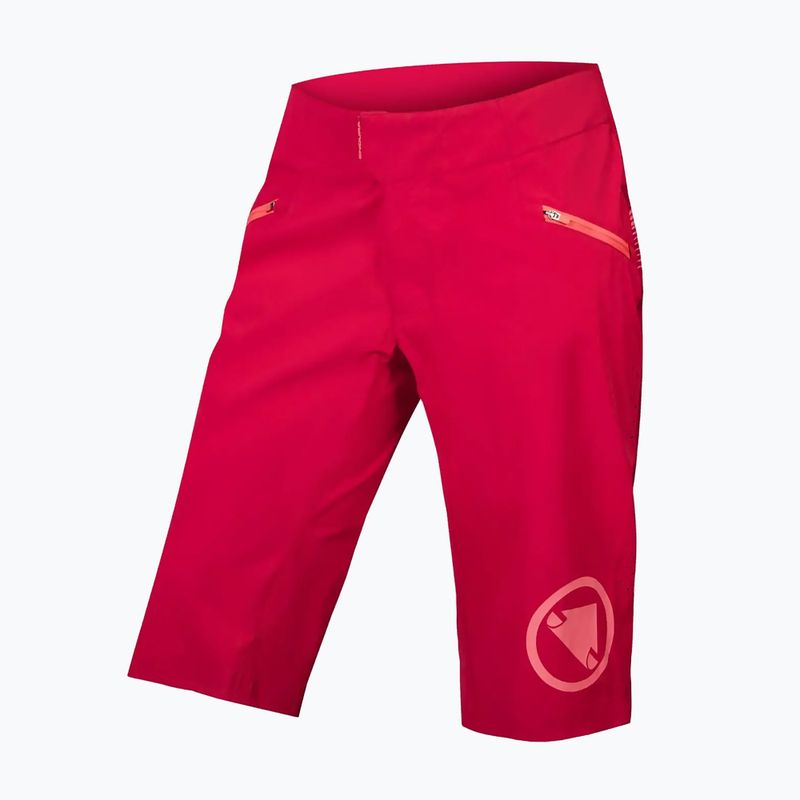 Pantaloncini da ciclismo da donna Endura Singletrack Lite Short Sht berry