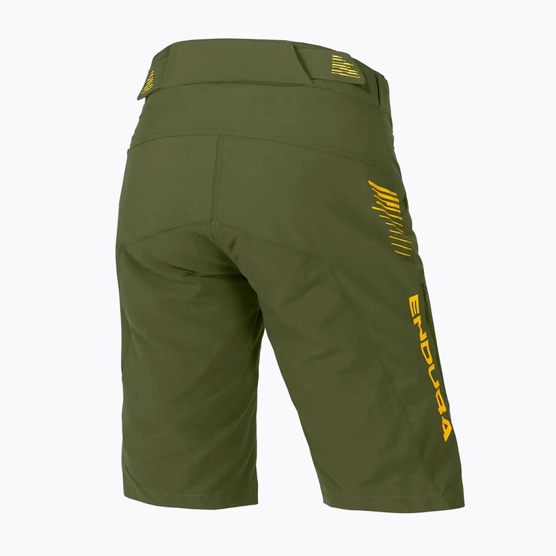 Pantaloncini da ciclismo Endura Singletrack II Short verde oliva da uomo 7