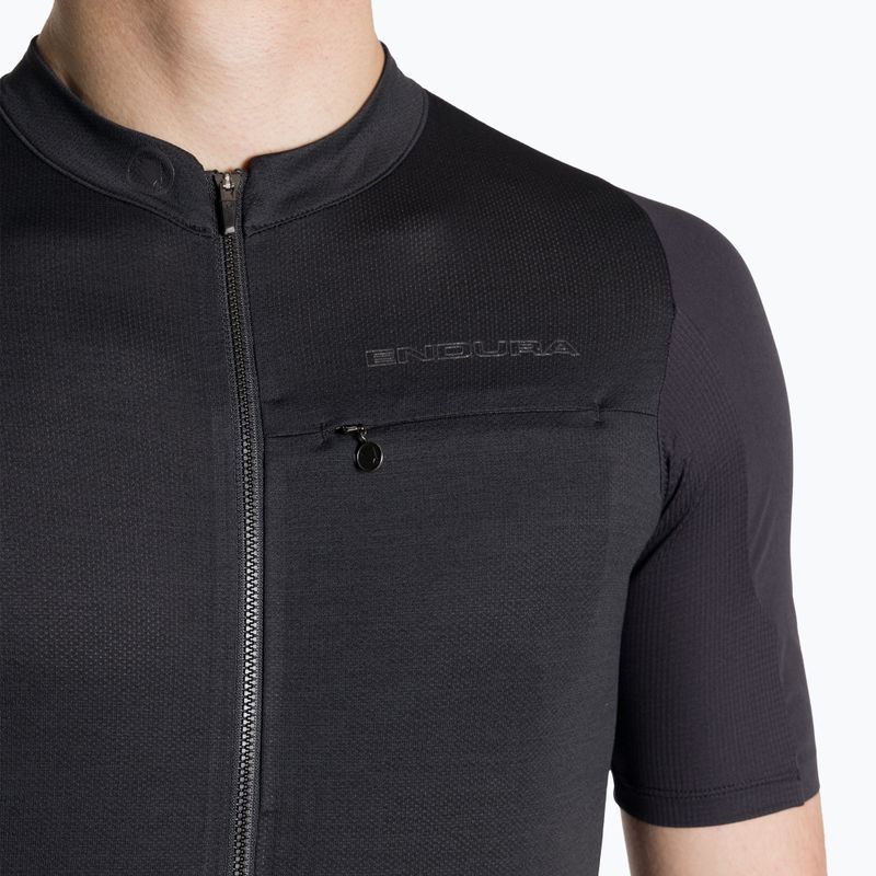 Maglia da ciclismo Endura GV500 Reiver S/S da uomo, nero 3