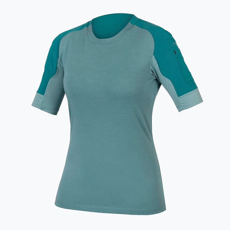 Maglia da ciclismo da donna Endura GV500 S/S verde abete 7