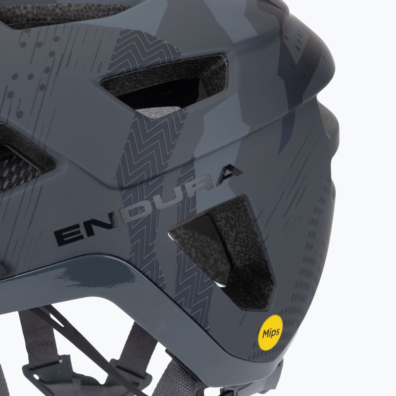 Casco da bici Endura Hummvee Plus MIPS grigio camo 7
