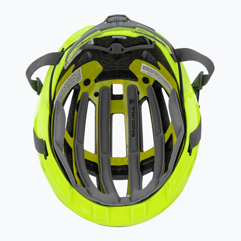 Casco bici Endura FS260-Pro MIPS giallo hi-viz 5