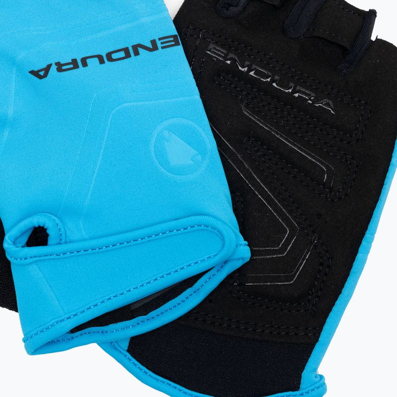 Guanti da ciclismo da uomo Endura Xtract hi-viz blu 4