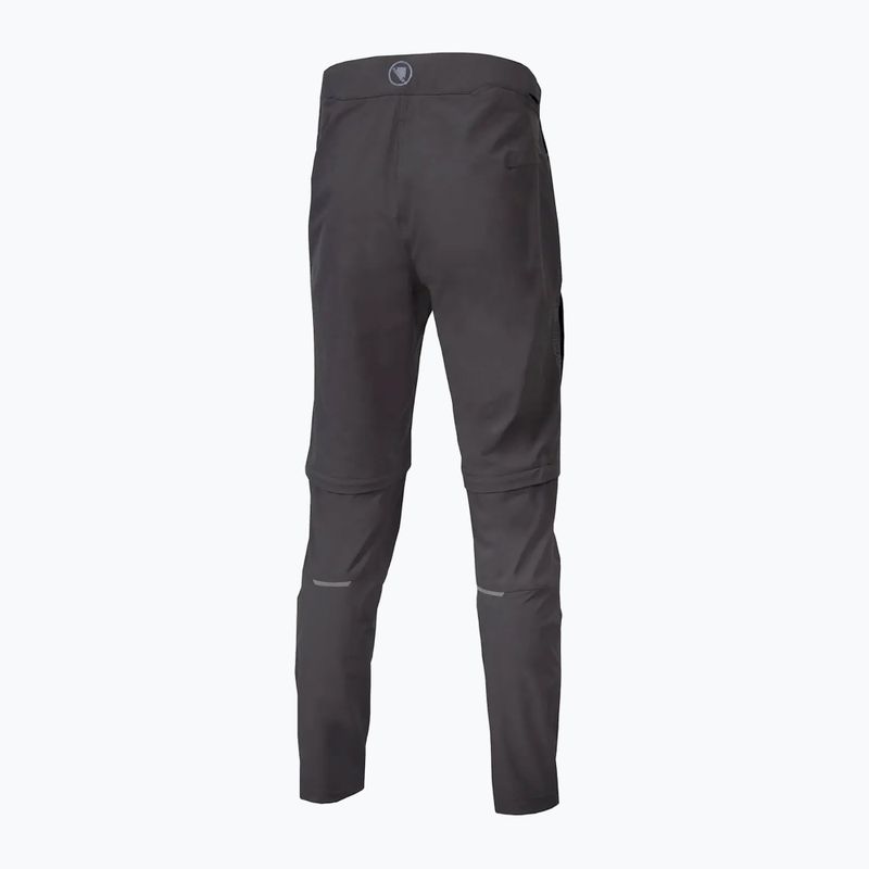 Pantaloni da ciclismo da uomo Endura GV500 Zip Off nero 2