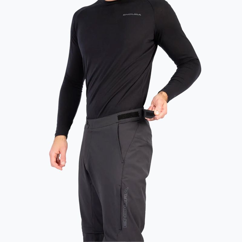 Pantaloni da ciclismo da uomo Endura GV500 Zip Off nero 4