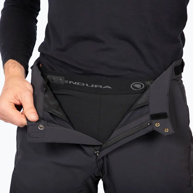 Pantaloni da ciclismo da uomo Endura GV500 Zip Off nero 5