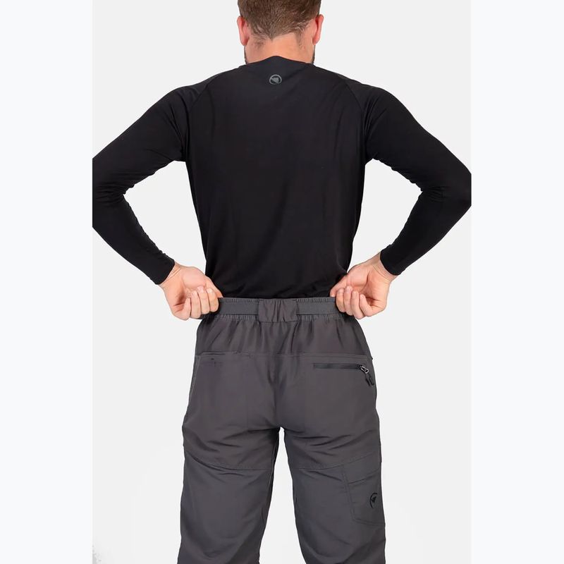 Pantaloni Endura Hummvee Zip Off da uomo grigio 4