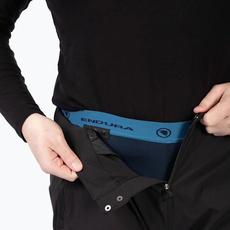 Pantaloni da ciclismo Endura MT500 Burner Lite neri da uomo 6