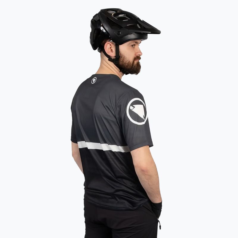 Maglia da ciclismo Endura Singletrack II Core nera da uomo 3