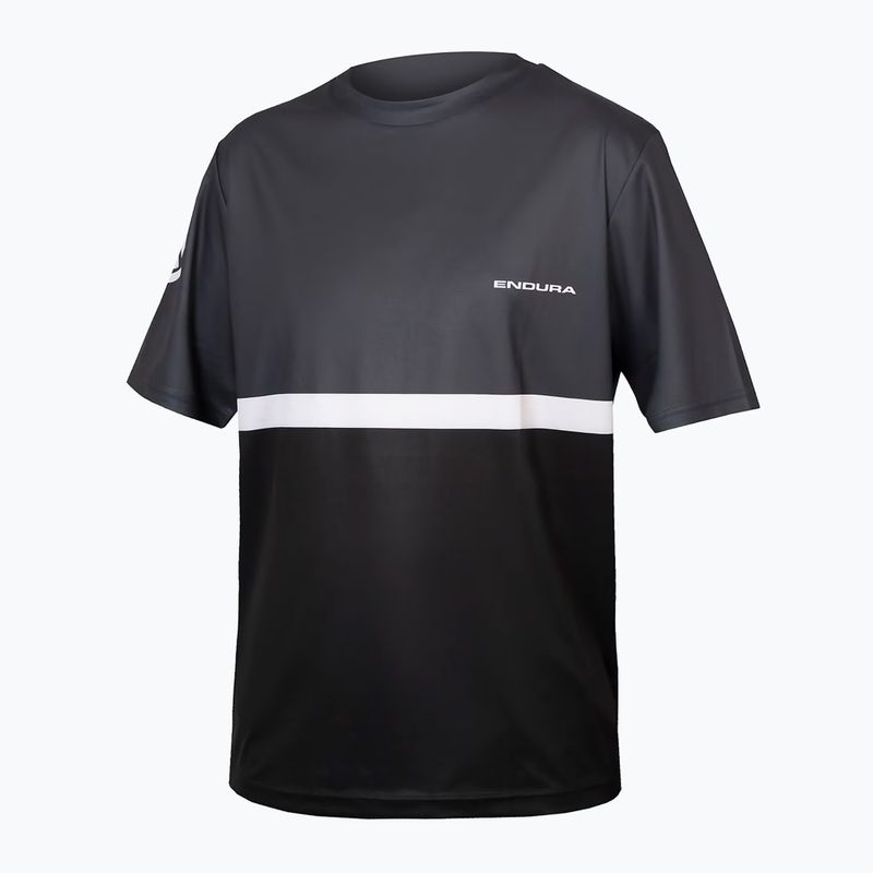 Maglia da ciclismo Endura Singletrack II Core nera da uomo 4