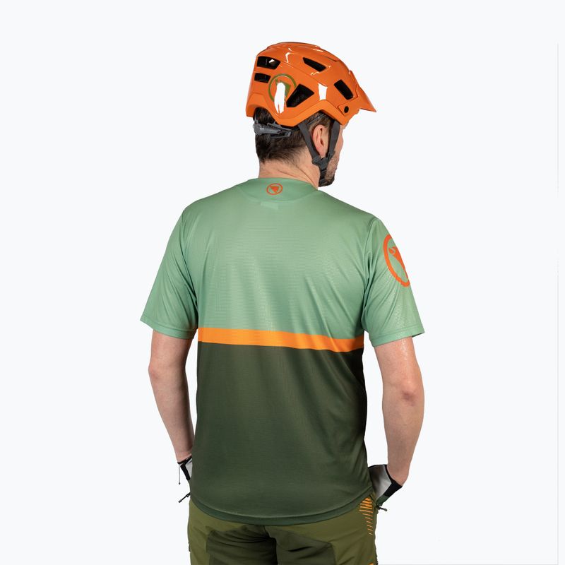 Maglia ciclismo Endura Singletrack II Core tangerine da uomo 2