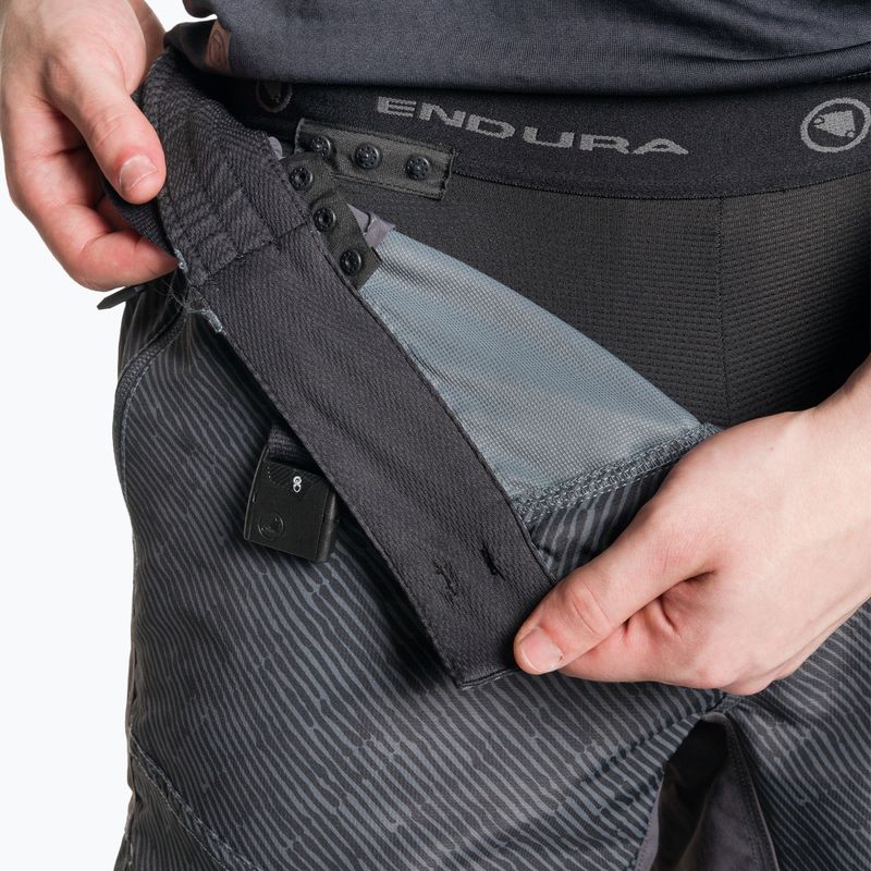 Pantaloncini da ciclismo Endura Hummvee Short da uomo antracite 5