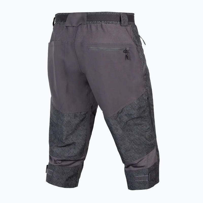 Pantaloncini da ciclismo Endura Hummvee 3/4 antracite da uomo 9