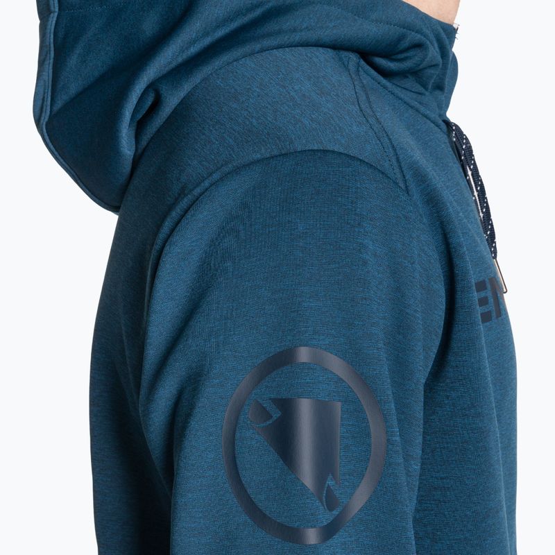 Felpa da ciclismo Endura Hummvee Hoodie bluberry da uomo 4