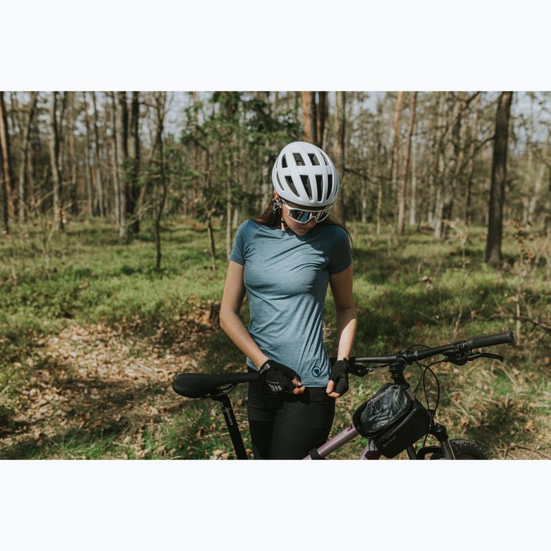 Maglia ciclismo donna Endura Singletrack II blu acciaio 13