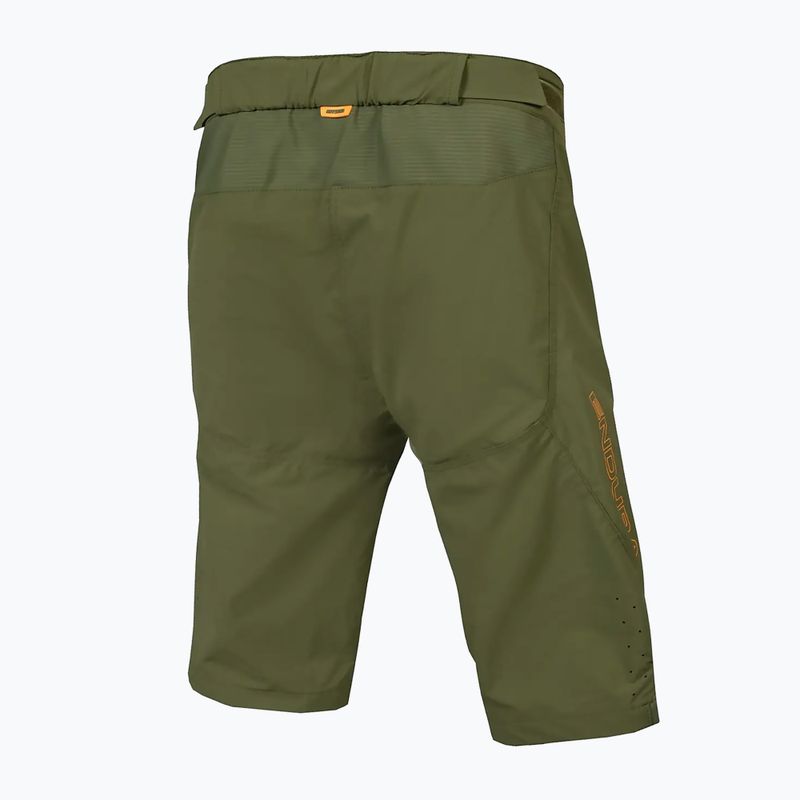 Pantaloncini da ciclismo da bambino Endura MT500 Jr Burner Short verde oliva 6