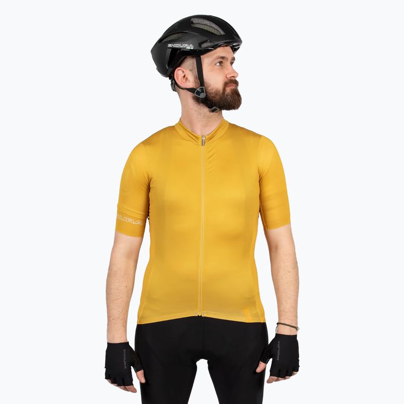 Maglia da ciclismo Endura Pro SL mustard da uomo