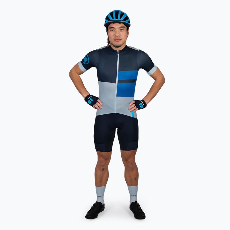 Maglia ciclismo Endura FS260 Print S/S uomo blu inchiostro 2