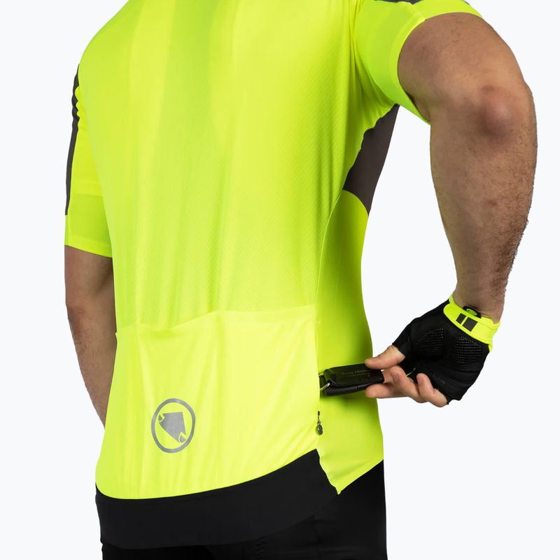 Maglia da ciclismo Endura da uomo FS260 Print S/S giallo hi-viz 8