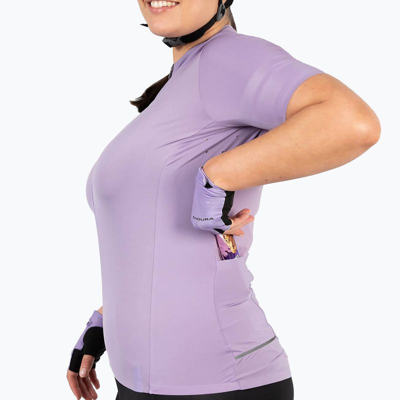 Maglia ciclismo donna Endura Pro SL II S/S viola 7