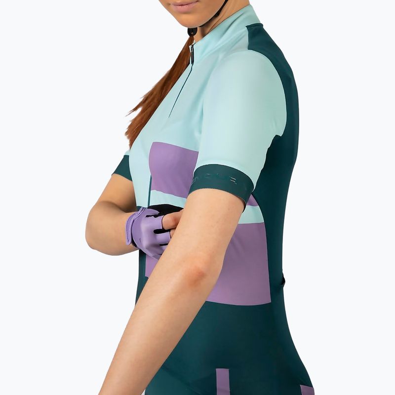 Maglia ciclismo donna Endura FS260 Print S/S viola 6