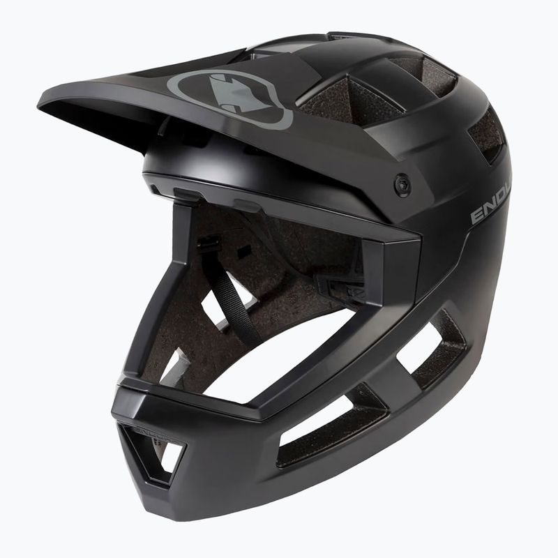 Casco bici Endura Singletrack integrale nero 3