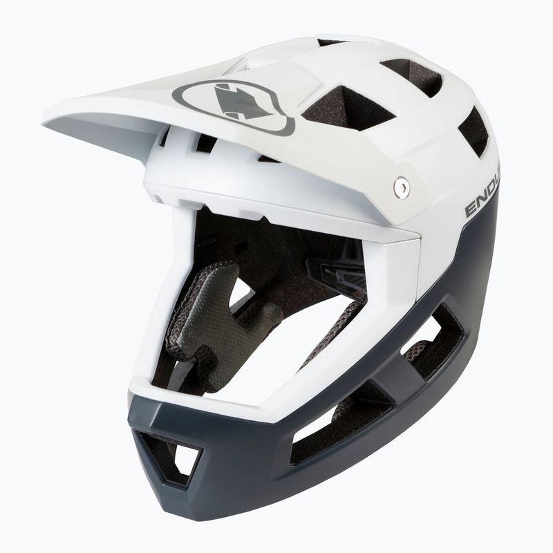 Casco da bicicletta Endura Singletrack Full Face bianco
