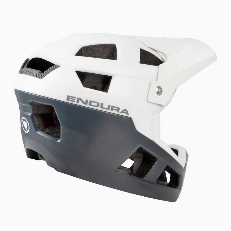 Casco da bicicletta Endura Singletrack Full Face bianco 2