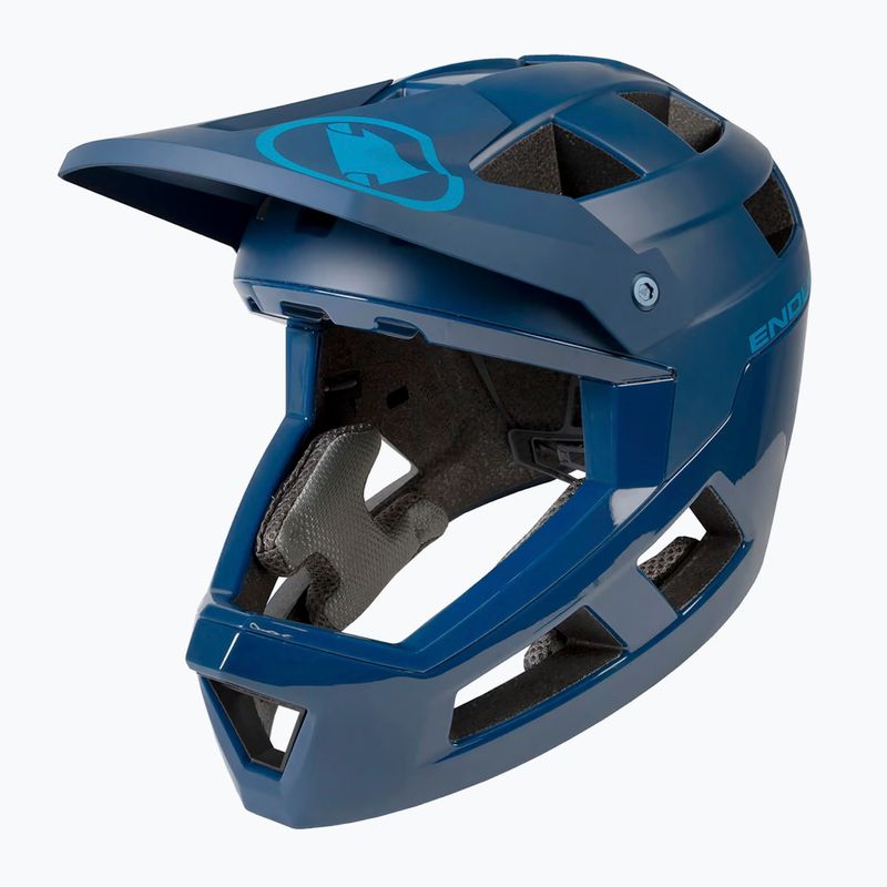 Casco bici Endura Singletrack integrale mirtillo 3