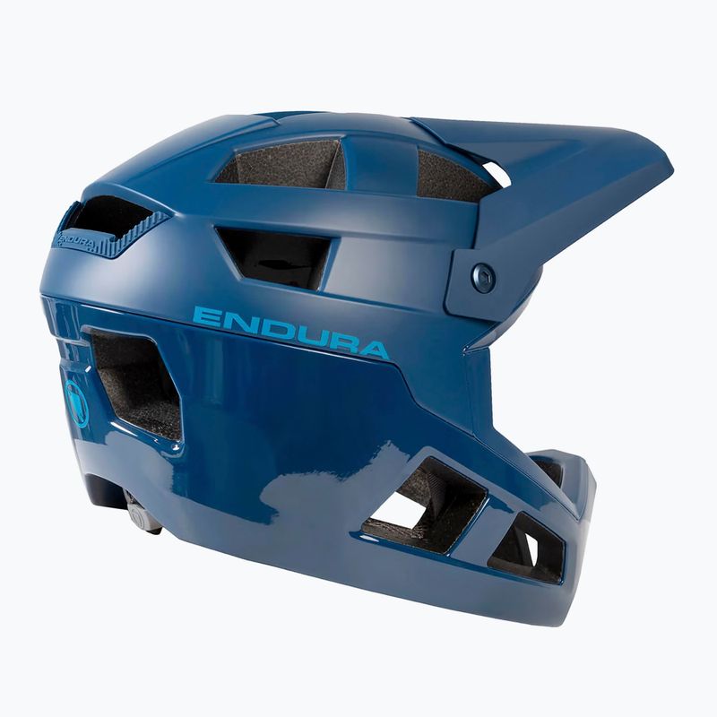 Casco bici Endura Singletrack integrale mirtillo 4