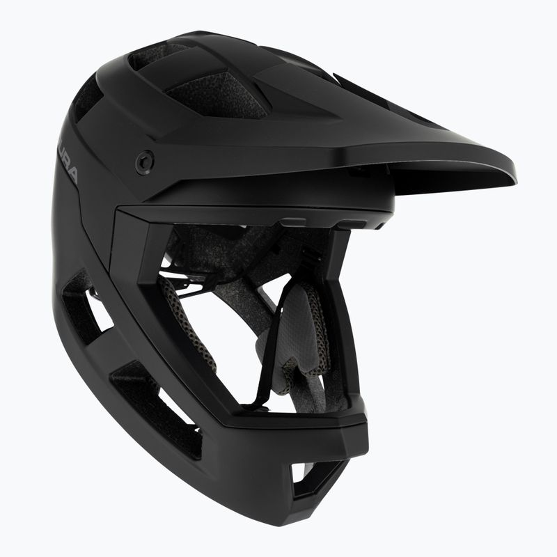 Casco da bici Endura Singletrack Full Face MIPS nero