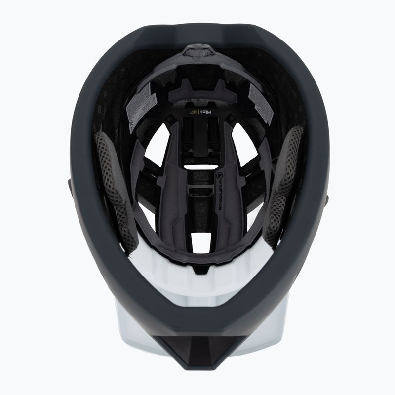 Casco da bici Endura Singletrack Full Face MIPS bianco 5