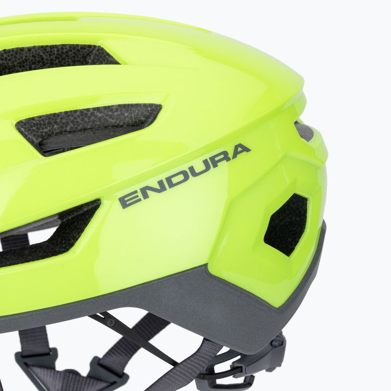 Casco da bici Endura Xtract hi-viz giallo 7